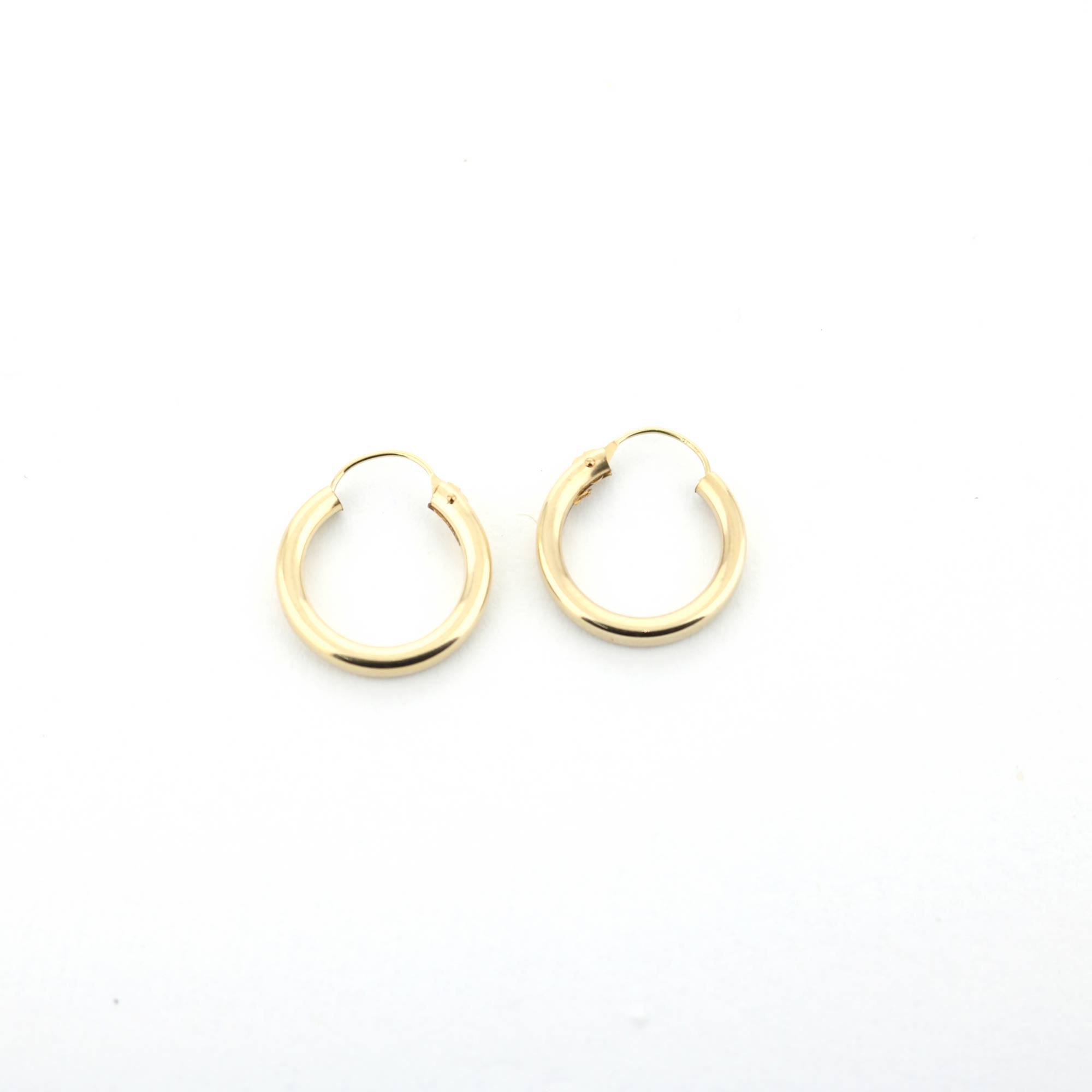 Atlas™ X Hoop Earrings in Rose Gold, Large | Tiffany & Co.